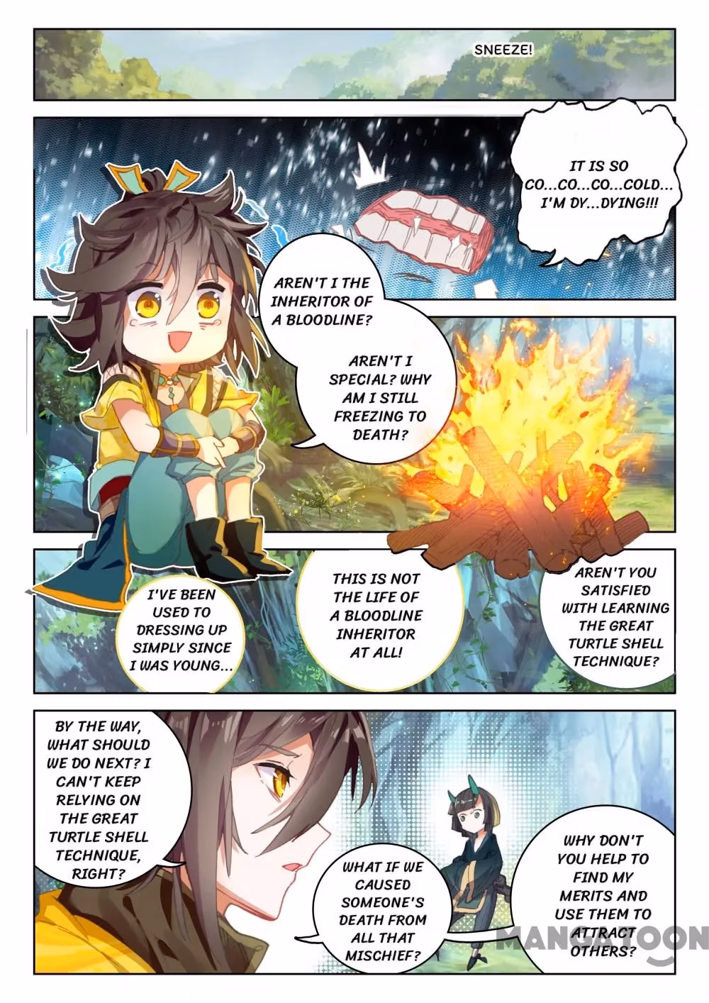 Read The Divine Punished One chapter 72 image 1 on Lezhin