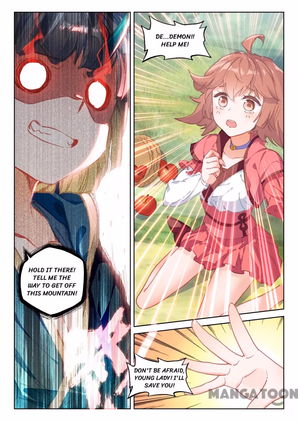 Read The Divine Punished One chapter 72 image 4 on Lezhin