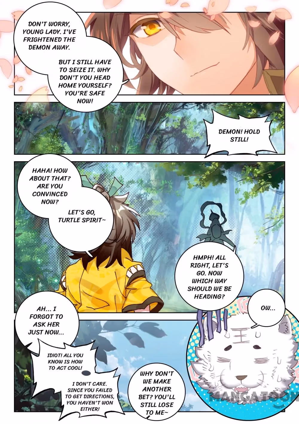Read The Divine Punished One chapter 72 image 7 on Lezhin