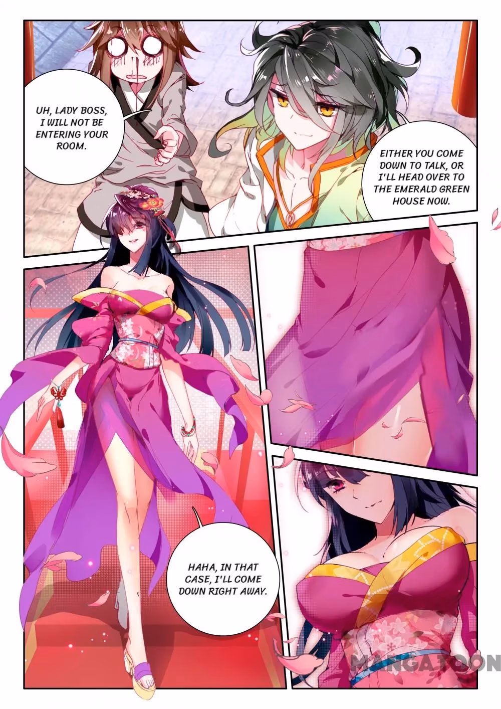Read The Divine Punished One chapter 8 image 1 on Lezhin