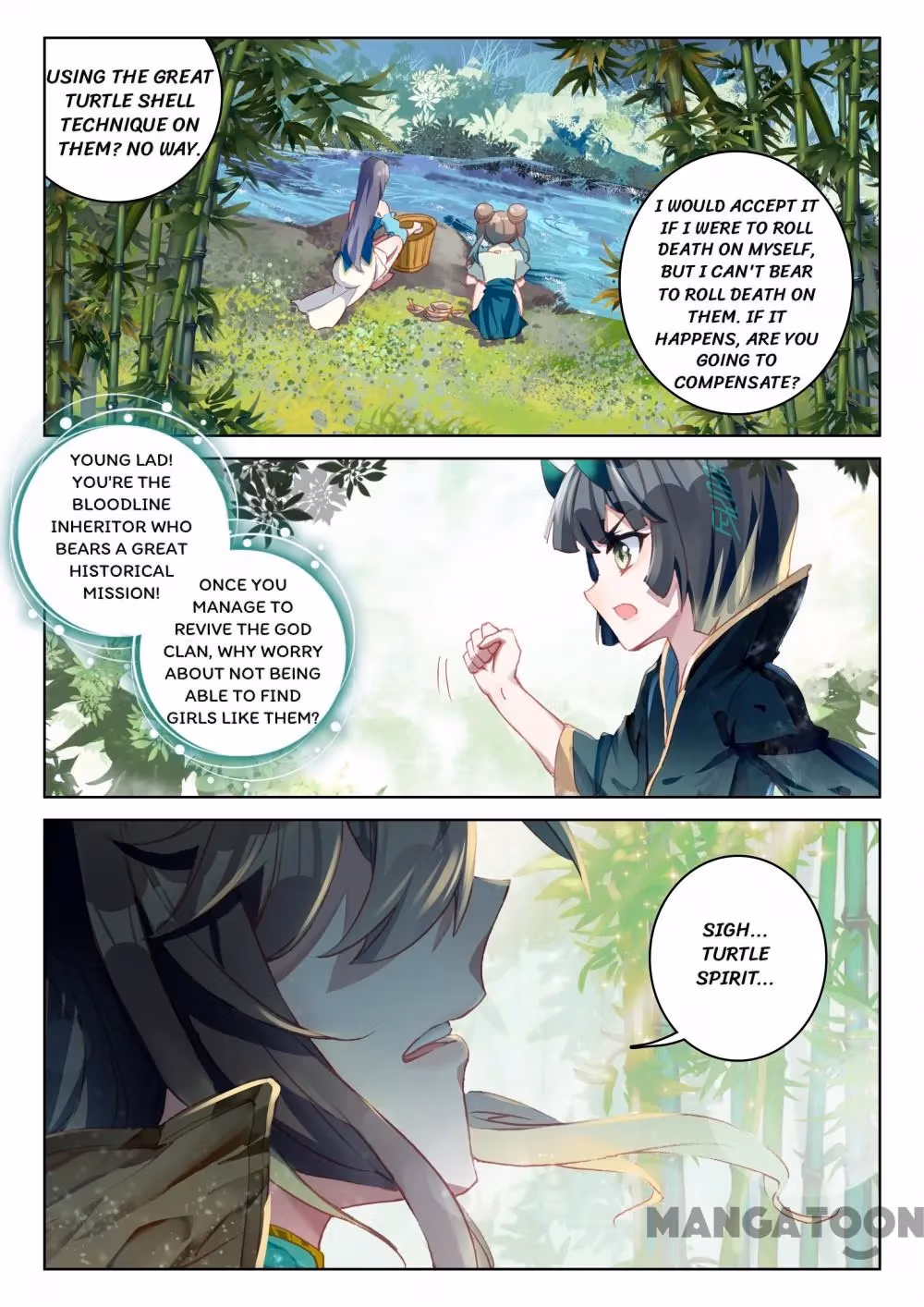 Read The Divine Punished One chapter 84 image 1 on Lezhin