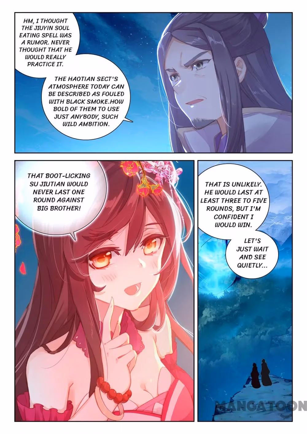 Read The Divine Punished One chapter 91 image 4 on Lezhin
