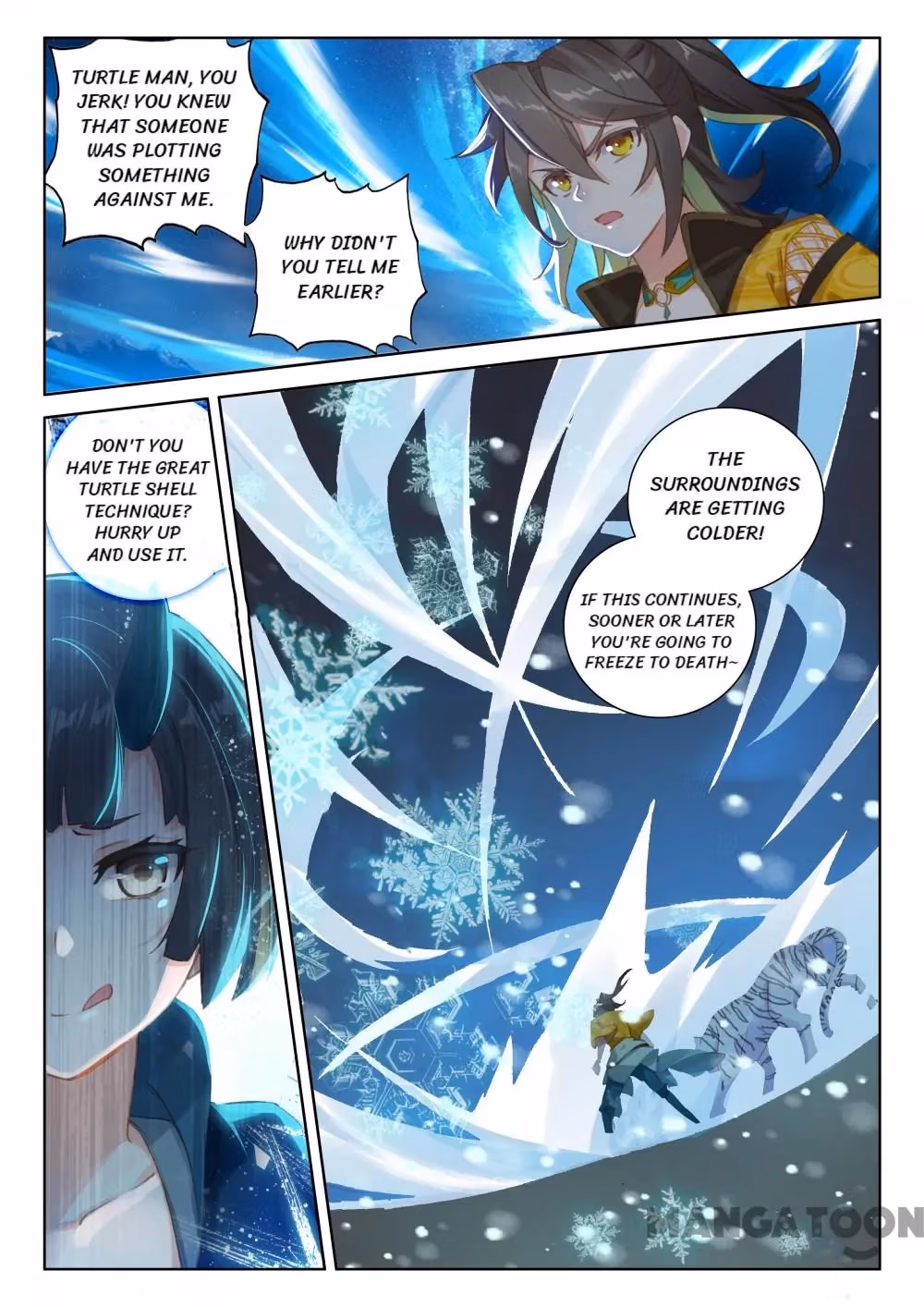 Read The Divine Punished One chapter 91 image 5 on Lezhin