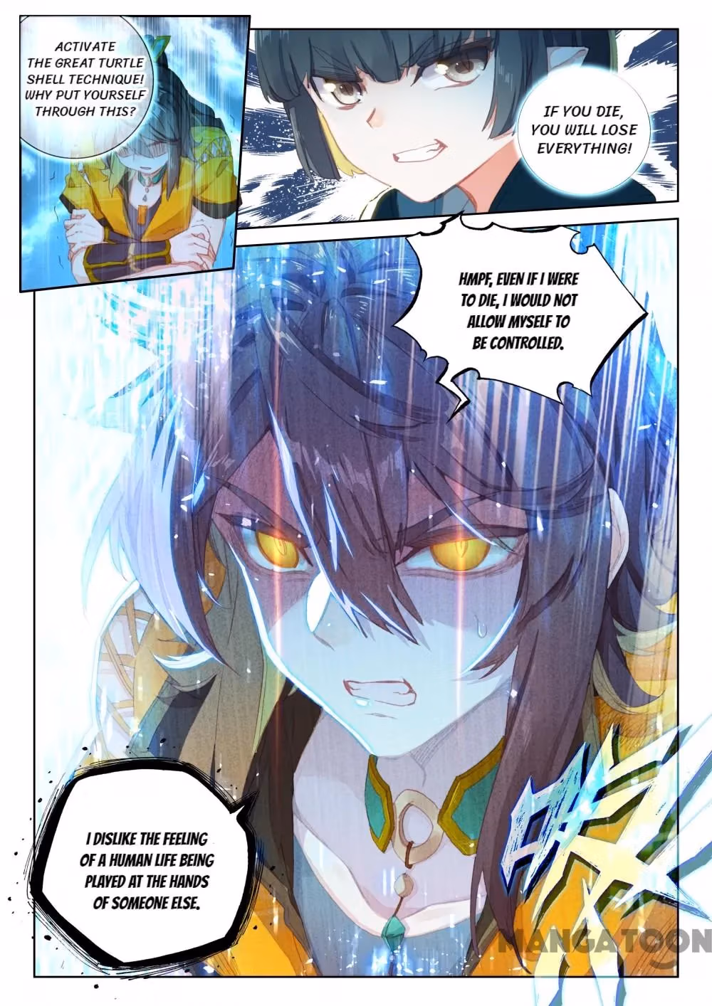 Read The Divine Punished One chapter 91 image 7 on Lezhin