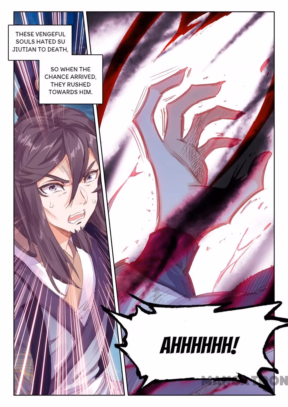 Read The Divine Punished One chapter 92 image 2 on Lezhin