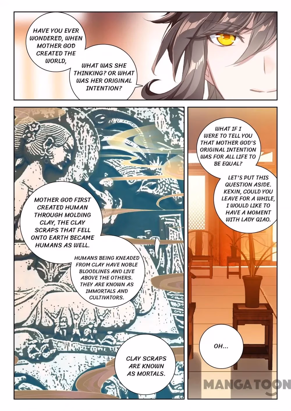 Read The Divine Punished One chapter 97 image 3 on Lezhin