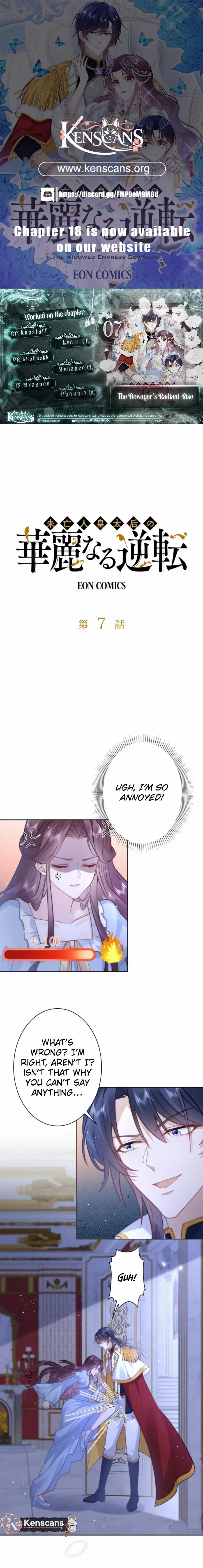 Read The Dowager’s Radiant Rise chapter 7 image 1 on Lezhin