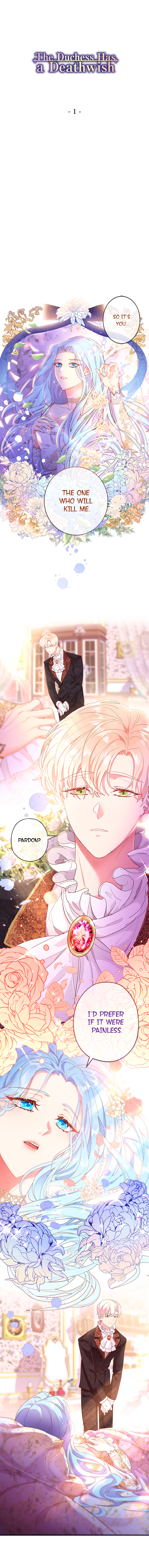 Read The Duchess Has a Deathwish chapter 1 image 1 on Lezhin