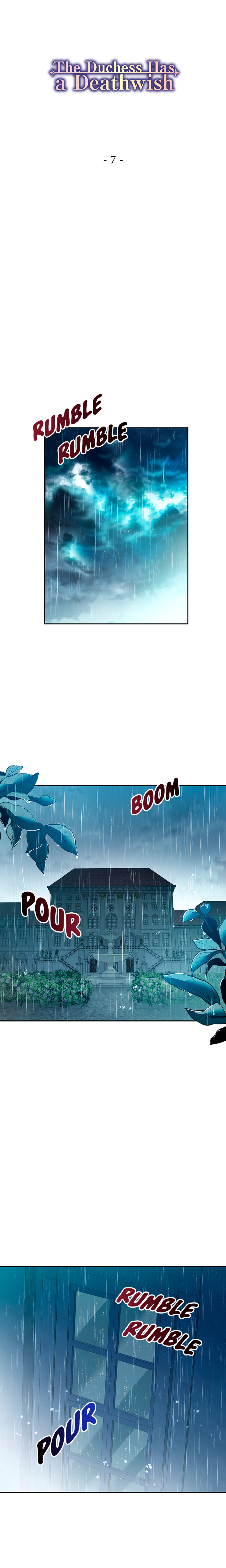 Read The Duchess Has a Deathwish chapter 7 image 0 on Lezhin
