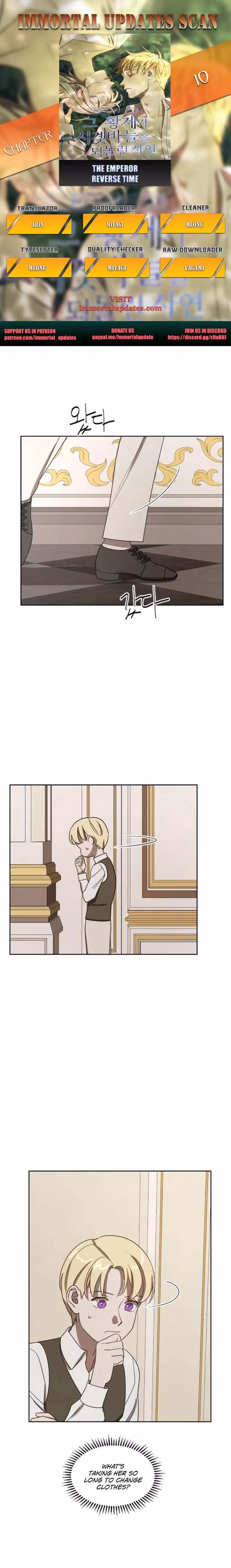 The Emperor Reverses Time Chapter 10 page 1 - 