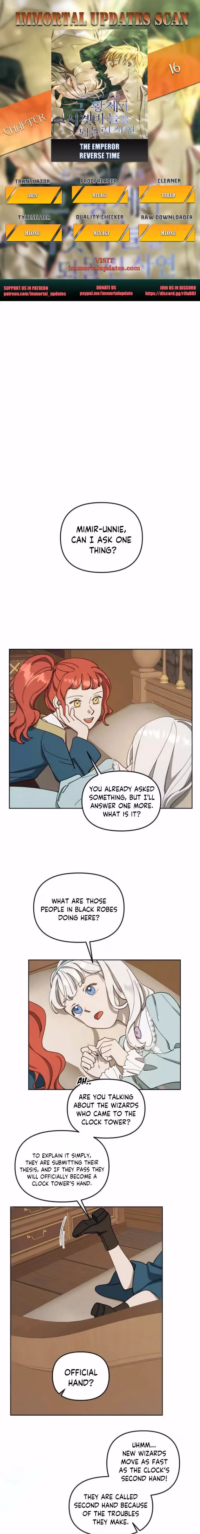The Emperor Reverses Time Chapter 16 page 1 - 