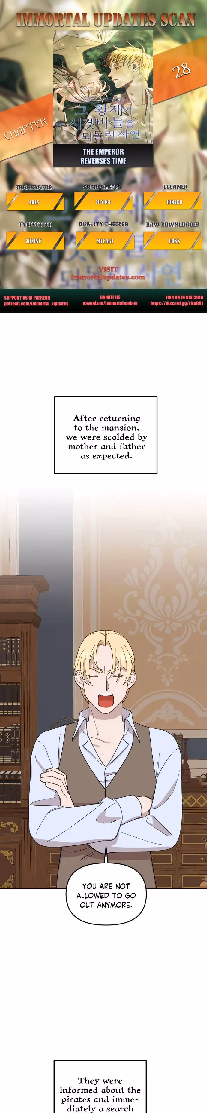 The Emperor Reverses Time Chapter 28 page 1 - 