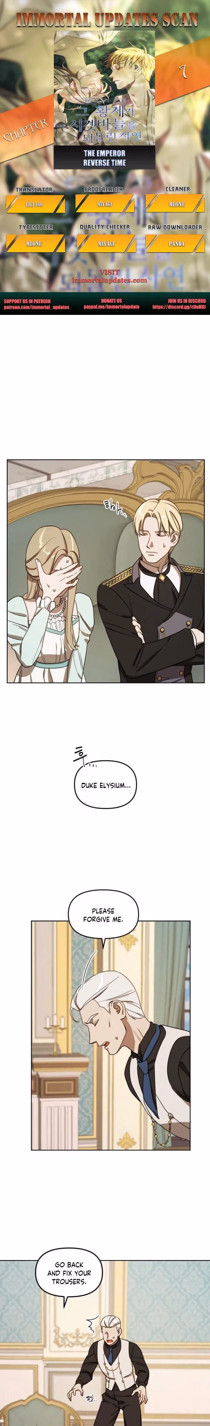 The Emperor Reverses Time Chapter 7 page 1 - 