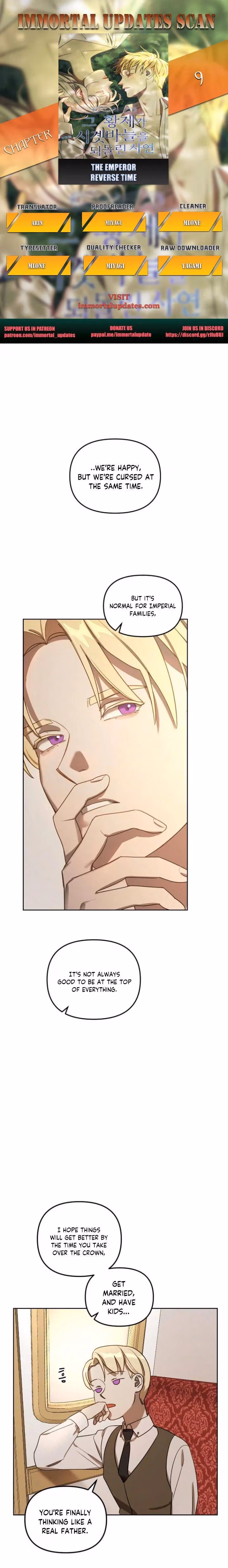 The Emperor Reverses Time Chapter 9 page 1 - 