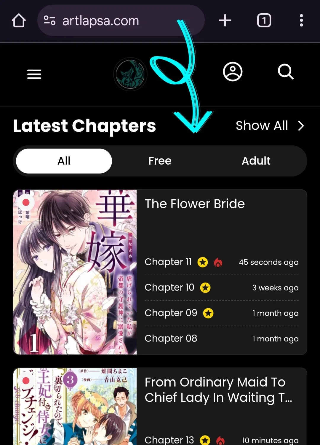 Read The flower bride! chapter 5 image 1 on Lezhin