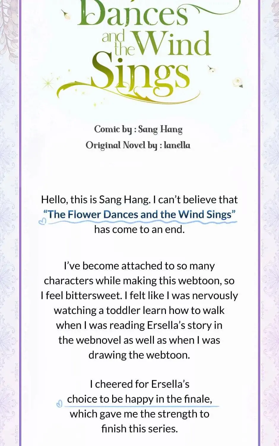 The Flower Dances and the Wind Sings Chapter 113 page 113 - 