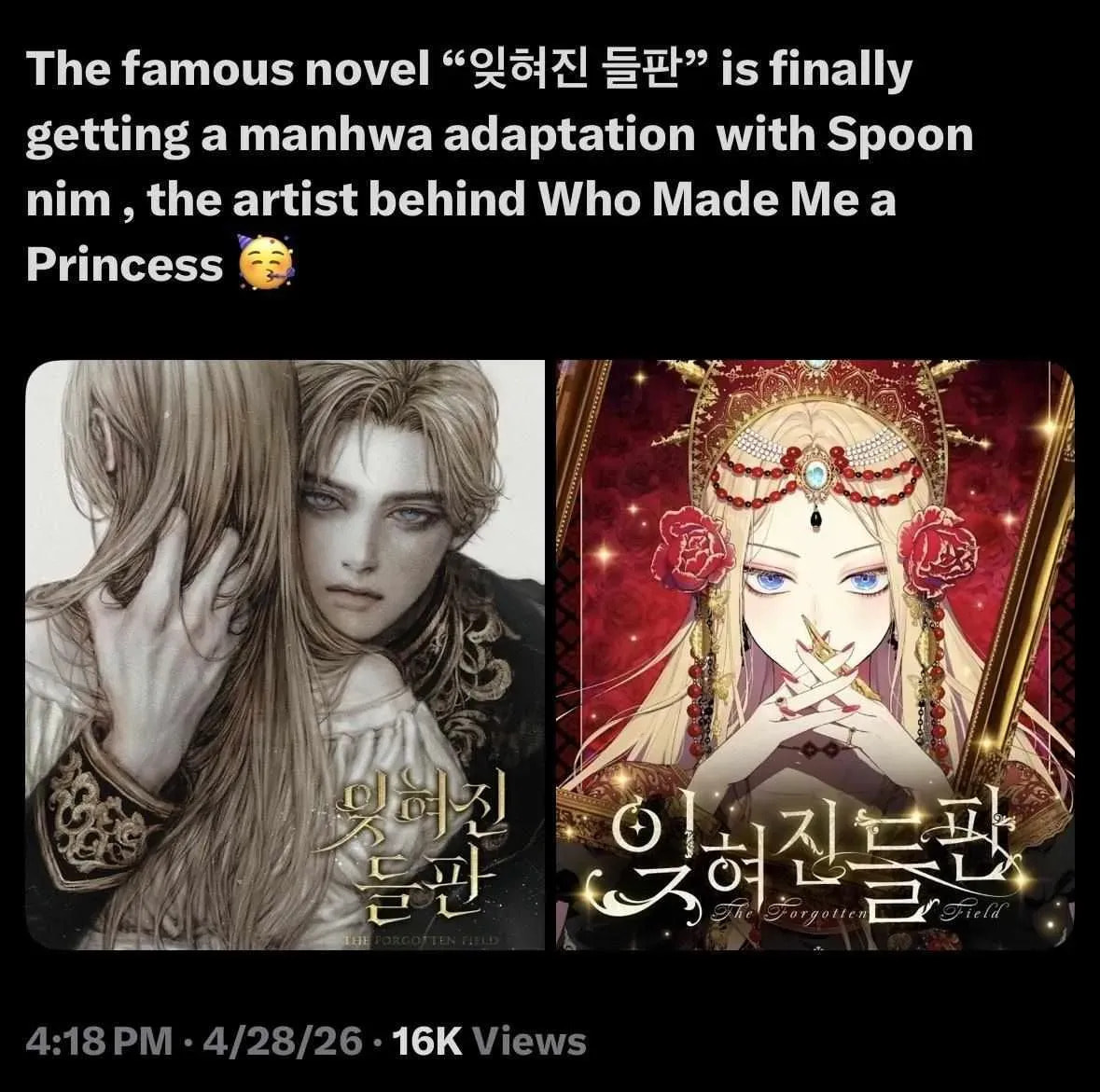 Read The Forgotten Field chapter 0 image 1 on Lezhin