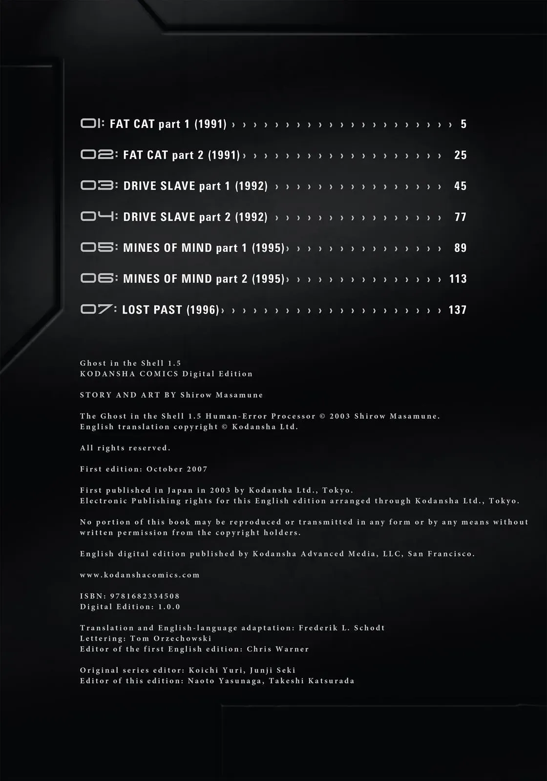 Read The Ghost in the Shell 1.5: Human-Error Processor chapter 1 image 4 on Lezhin