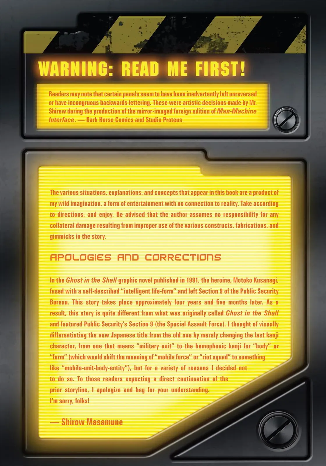 Read The Ghost in the Shell 2: Man-Machine Interface chapter 12 image 4 on Lezhin
