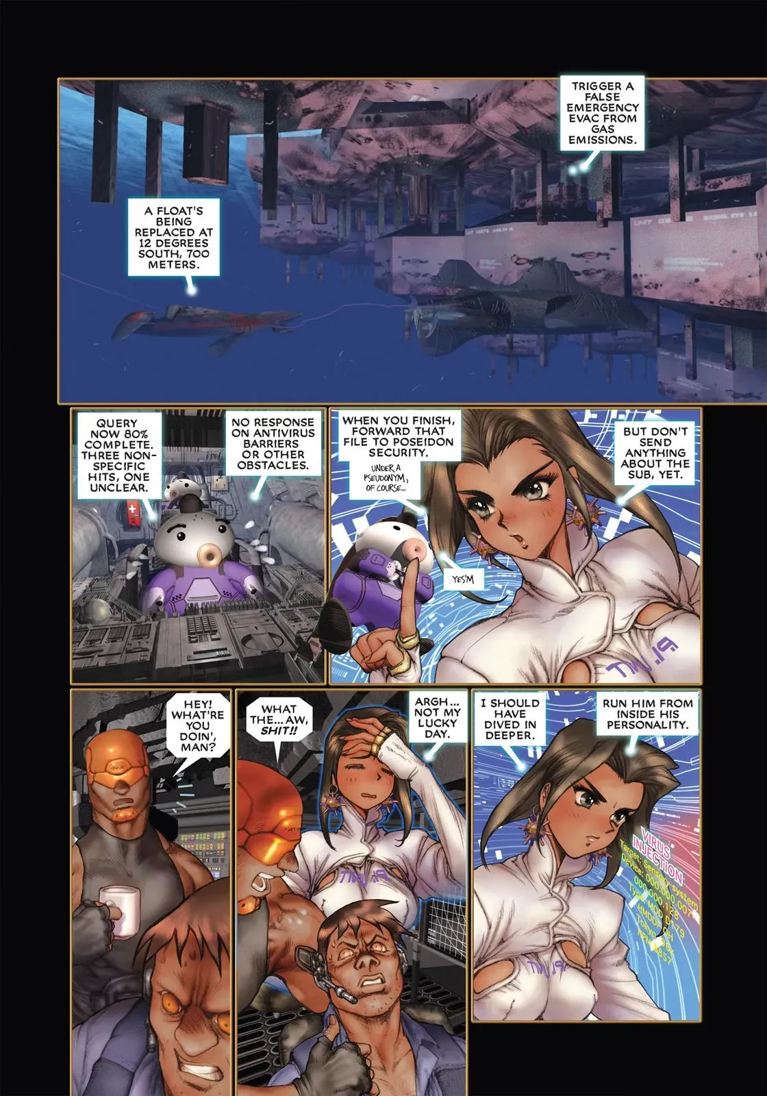 Read The Ghost in the Shell 2: Man-Machine Interface chapter 13 image 6 on Lezhin