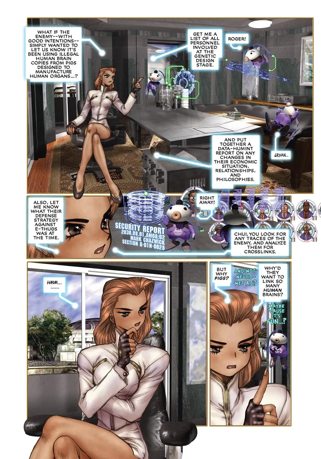 Read The Ghost in the Shell 2: Man-Machine Interface chapter 14 image 54 on Lezhin