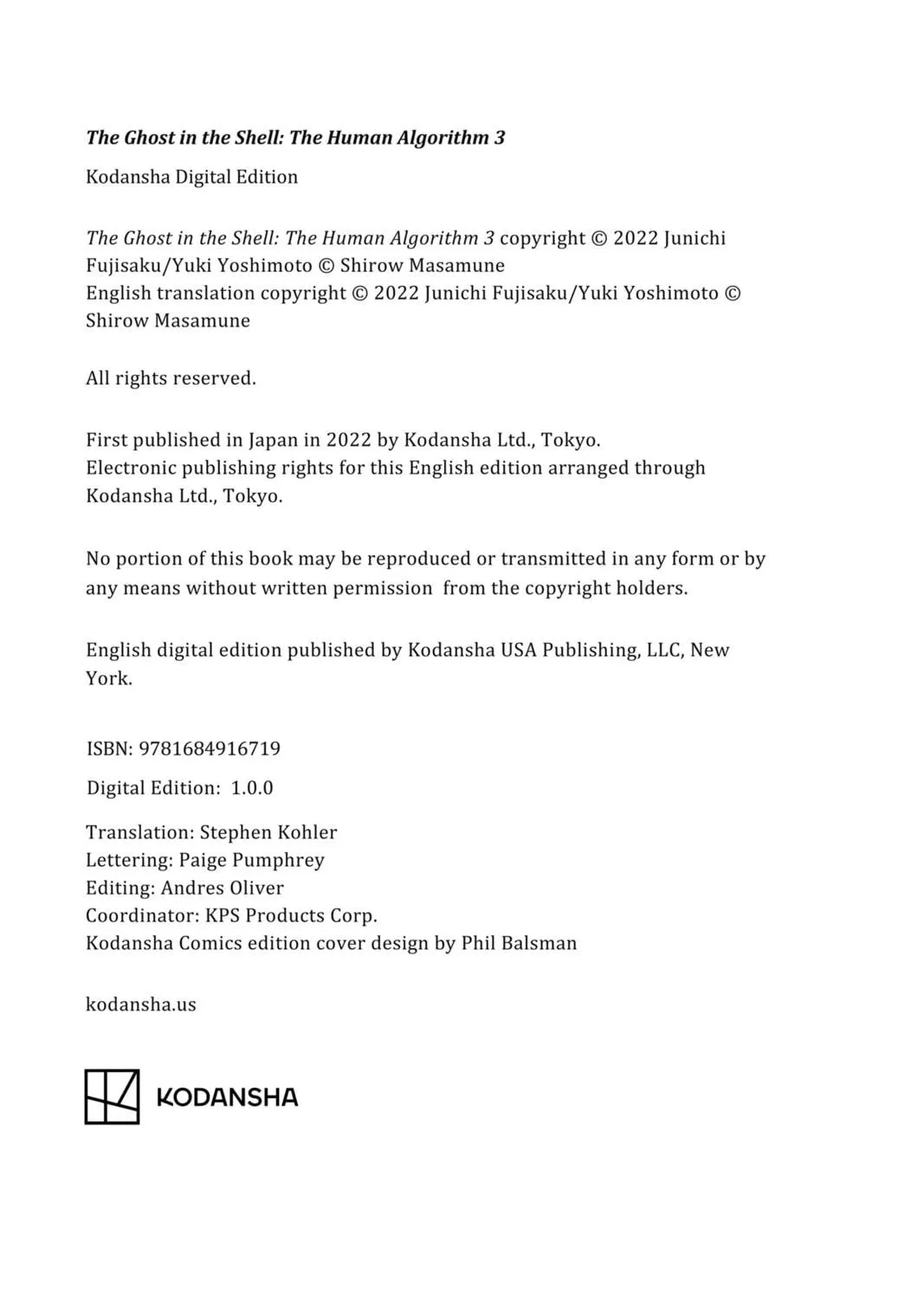 Read The Ghost in the Shell: The Human Algorithm chapter 26 image 70 on Lezhin