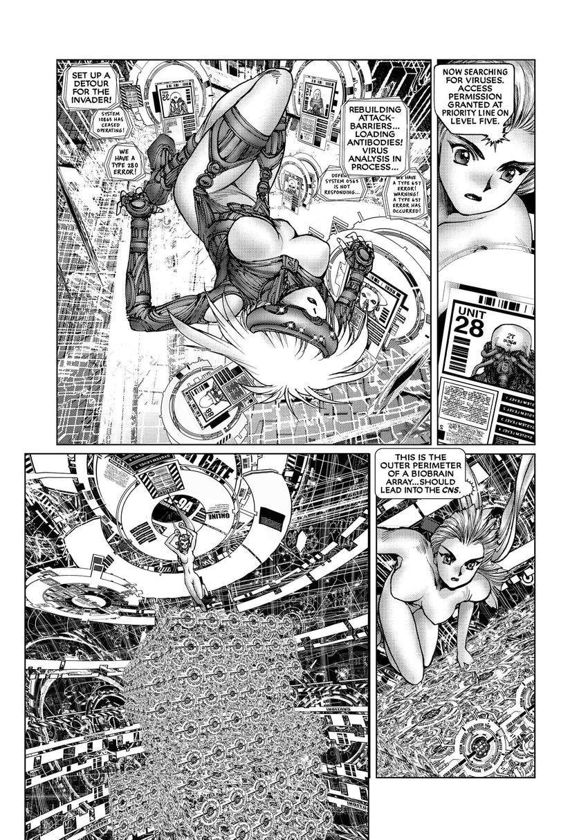 Read The Ghost in the Shell chapter 17 image 35 on Lezhin
