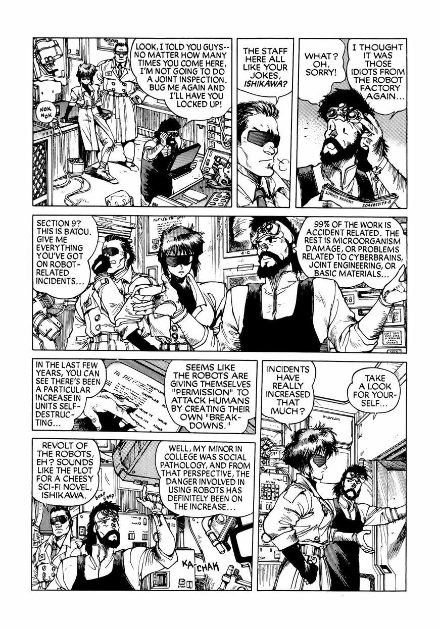 Read The Ghost in the Shell chapter 6.1 image 10 on Lezhin