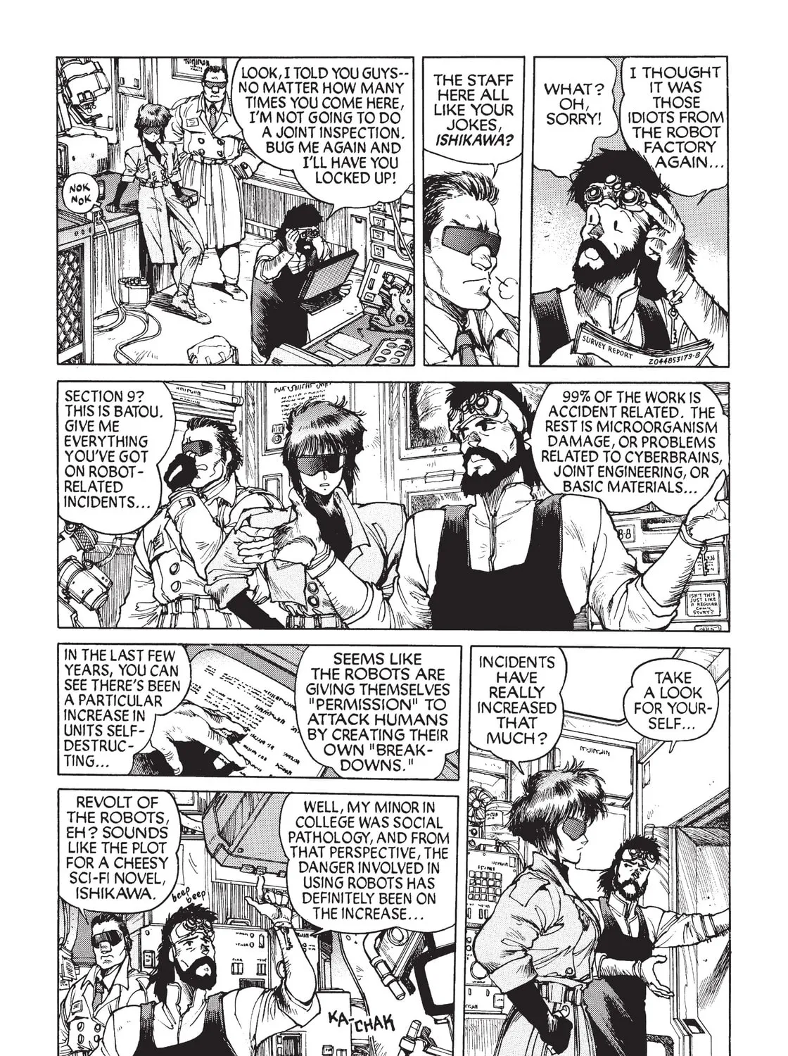 Read The Ghost in the Shell chapter 6 image 20 on Lezhin