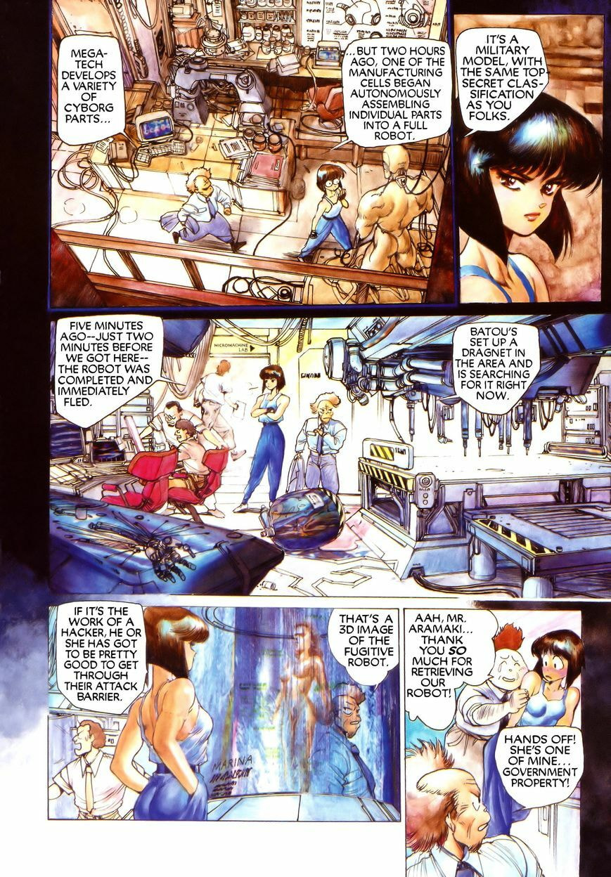 Read The Ghost in the Shell chapter 9.1 image 2 on Lezhin