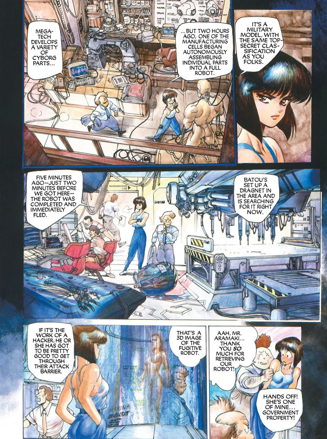 Read The Ghost in the Shell chapter 9 image 4 on Lezhin