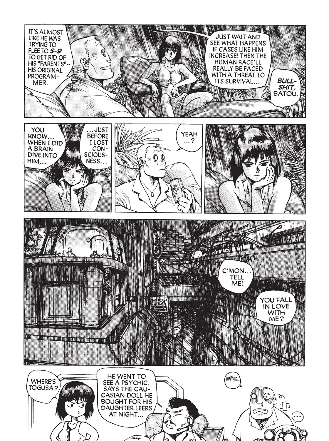 Read The Ghost in the Shell chapter 9 image 90 on Lezhin