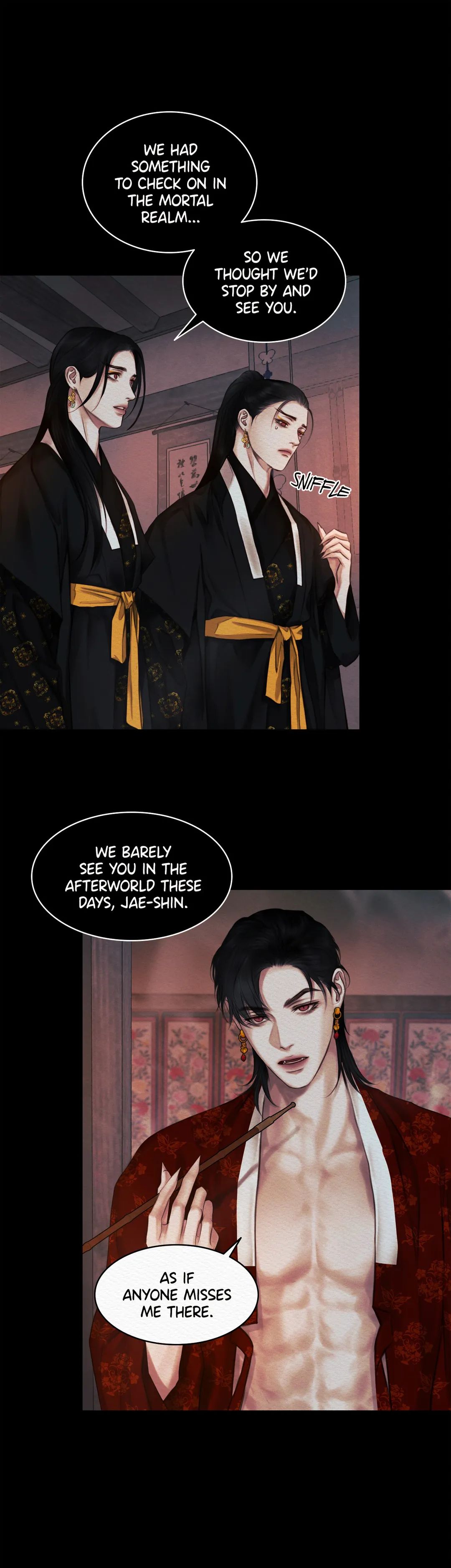 Read The Ghost’s Nocturne chapter 35 image 15 on Lezhin