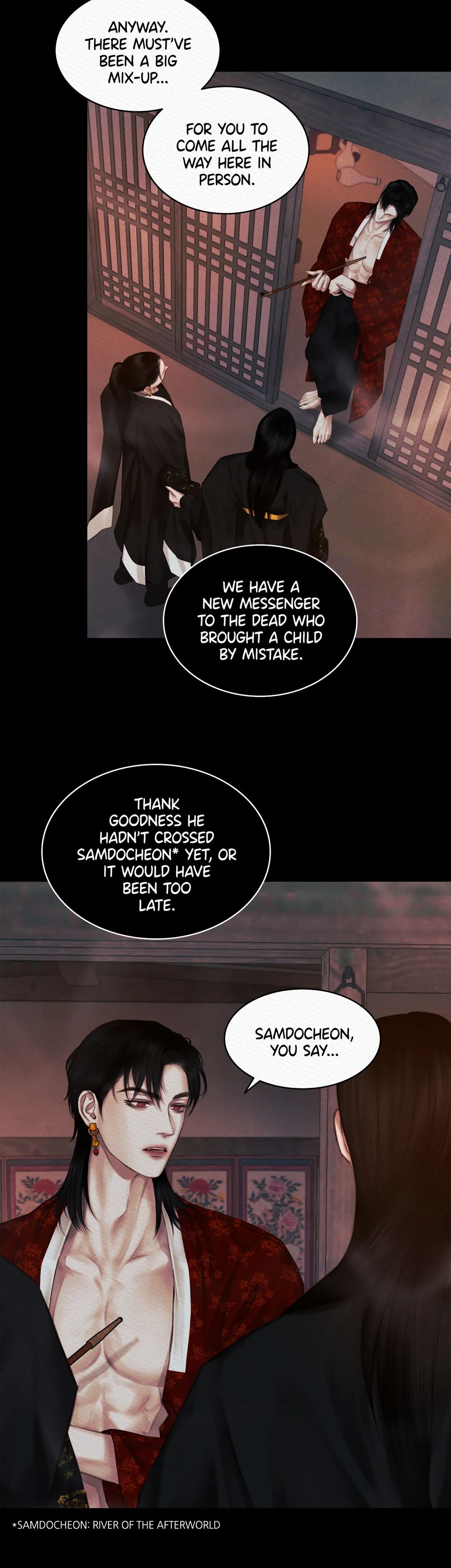 Read The Ghost’s Nocturne chapter 35 image 18 on Lezhin