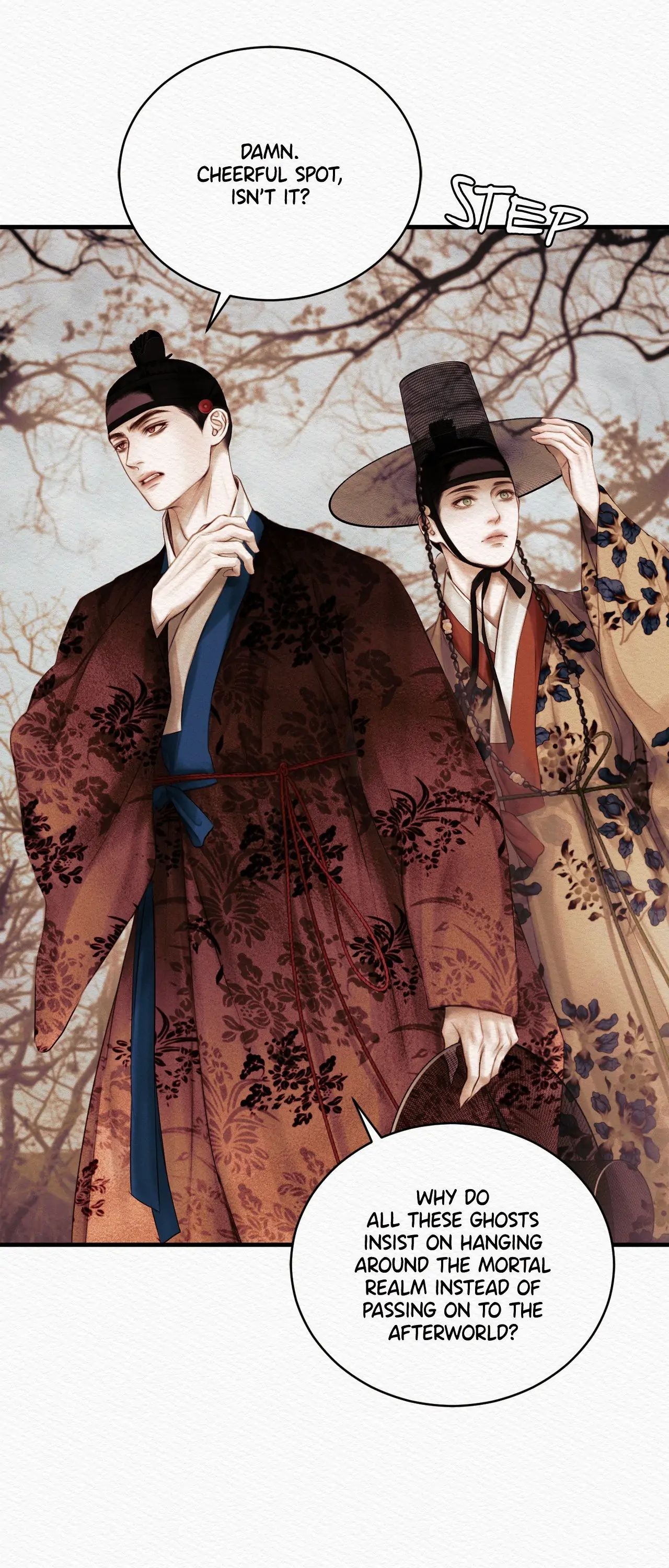 Read The Ghost’s Nocturne chapter 74 image 39 on Lezhin