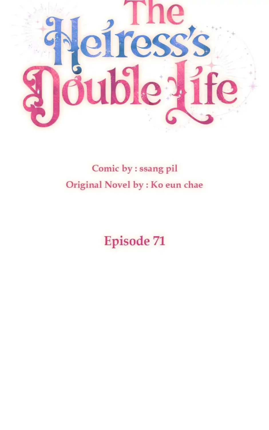 The Heiress's Double Life Chapter 71 page 14 - 