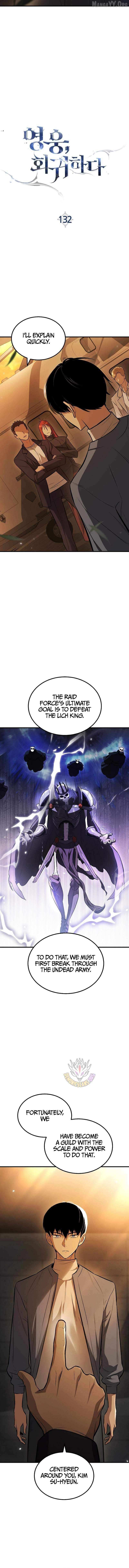 Read The Hero Returns chapter 132 image 7 on Lezhin