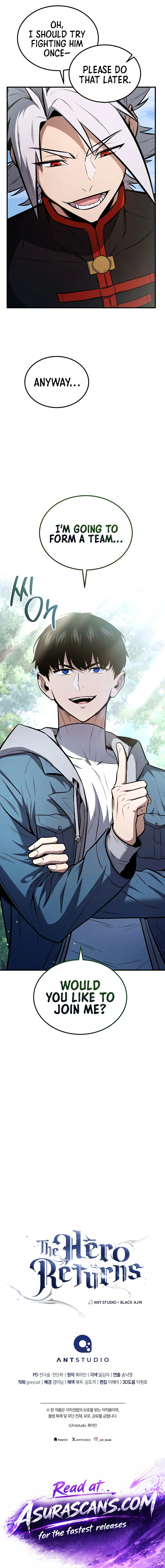 Read The Hero Returns chapter 171 image 16 on Lezhin