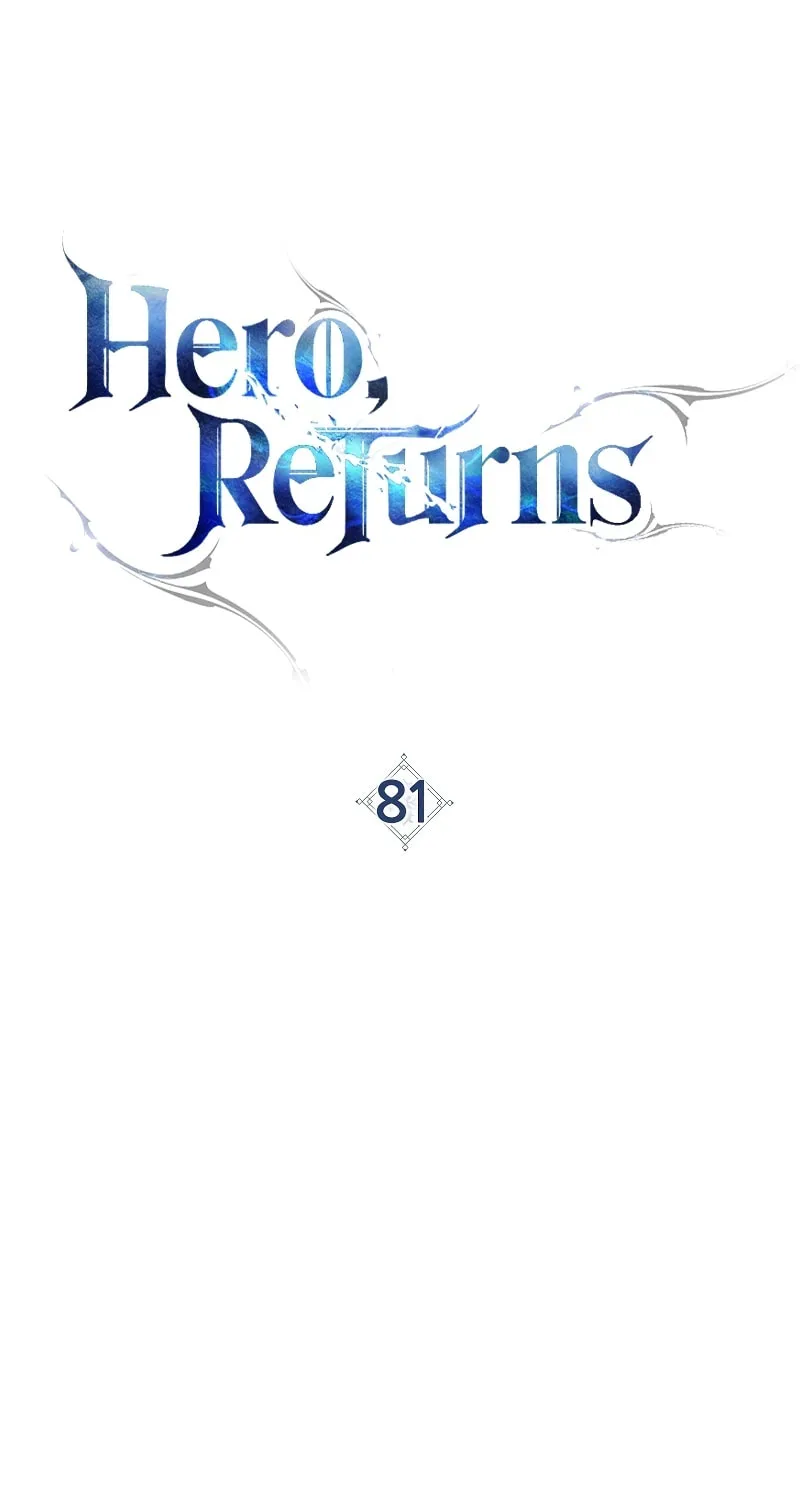 Read The Hero Returns chapter 81 image 78 on Lezhin