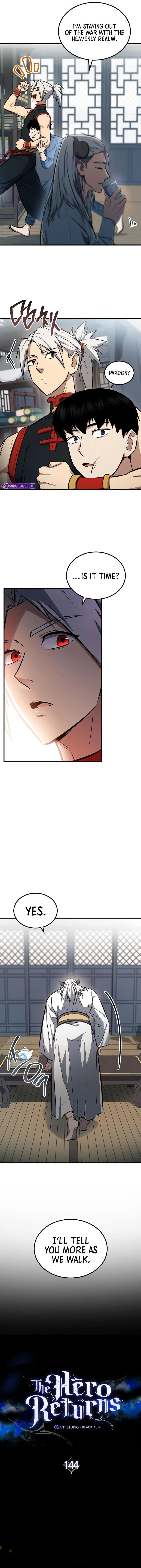 Read The Hero Returns chapter 144 image 1 on Lezhin