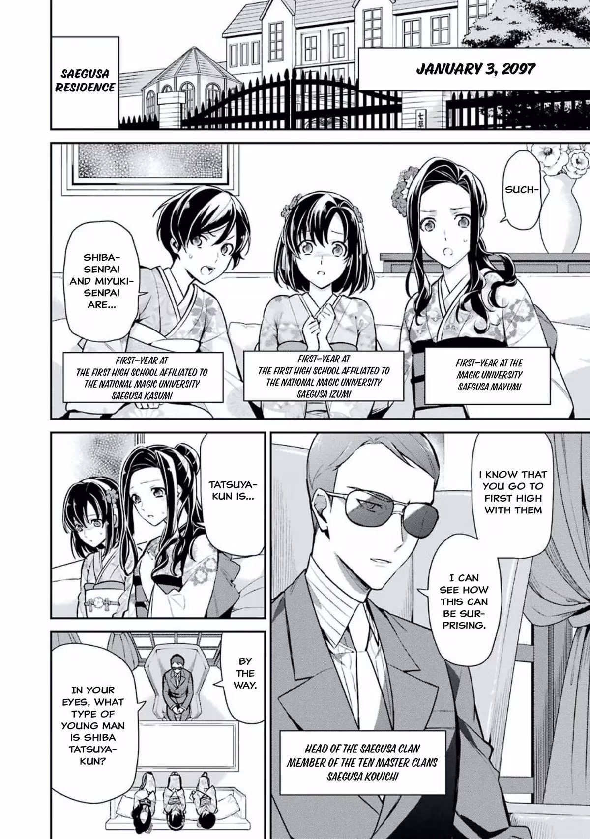 Read The Irregular at Magic High School: Master Clans Summit chapter 1 image 13 on Lezhin