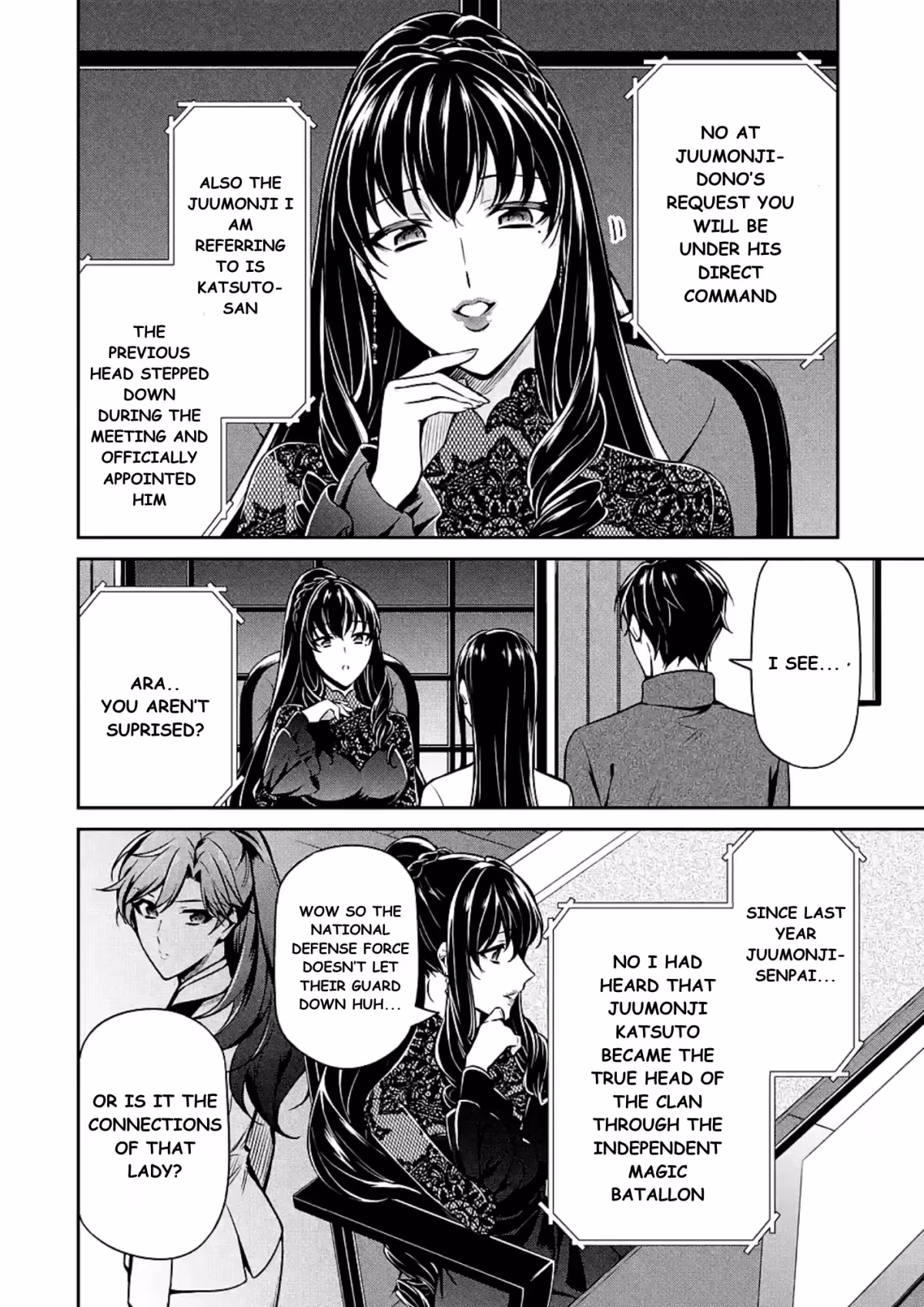Read The Irregular at Magic High School: Master Clans Summit chapter 15 image 31 on Lezhin