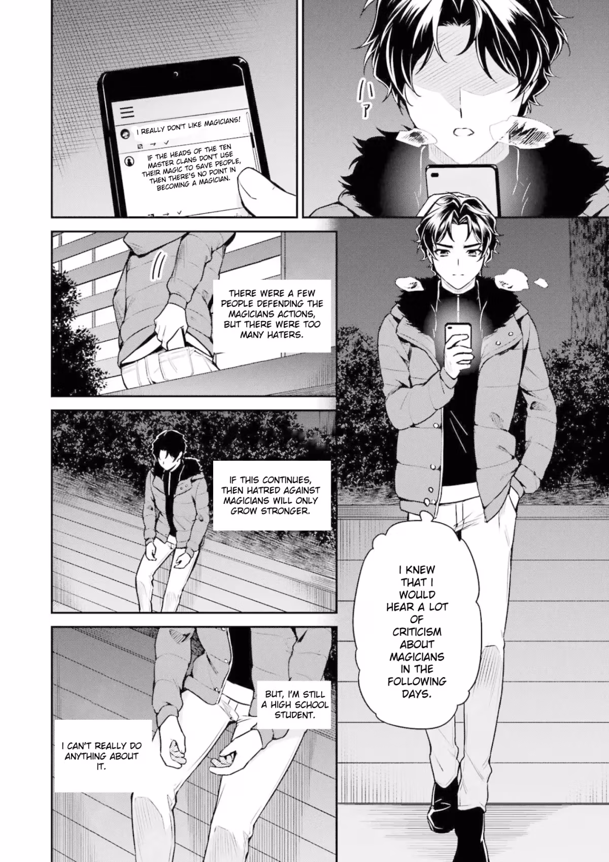 Read The Irregular at Magic High School: Master Clans Summit chapter 17 image 23 on Lezhin