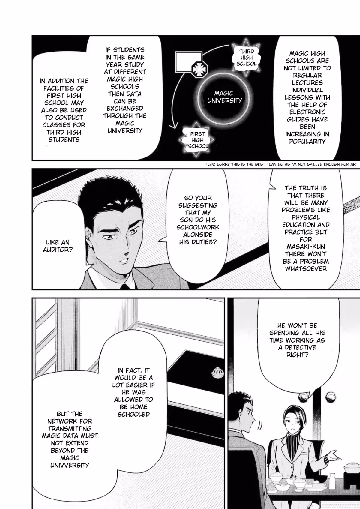 Read The Irregular at Magic High School: Master Clans Summit chapter 17 image 9 on Lezhin