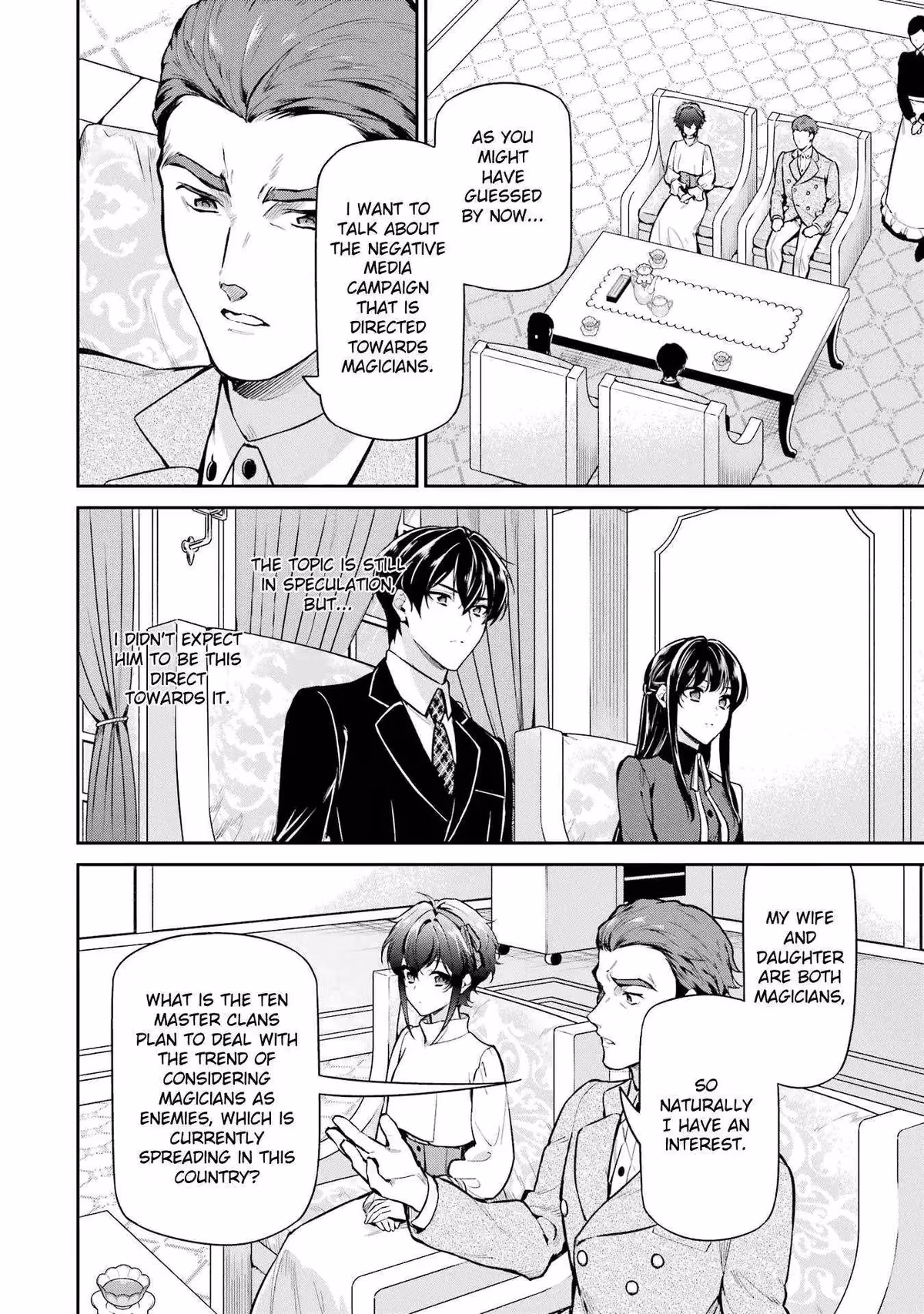Read The Irregular at Magic High School: Master Clans Summit chapter 23 image 1 on Lezhin