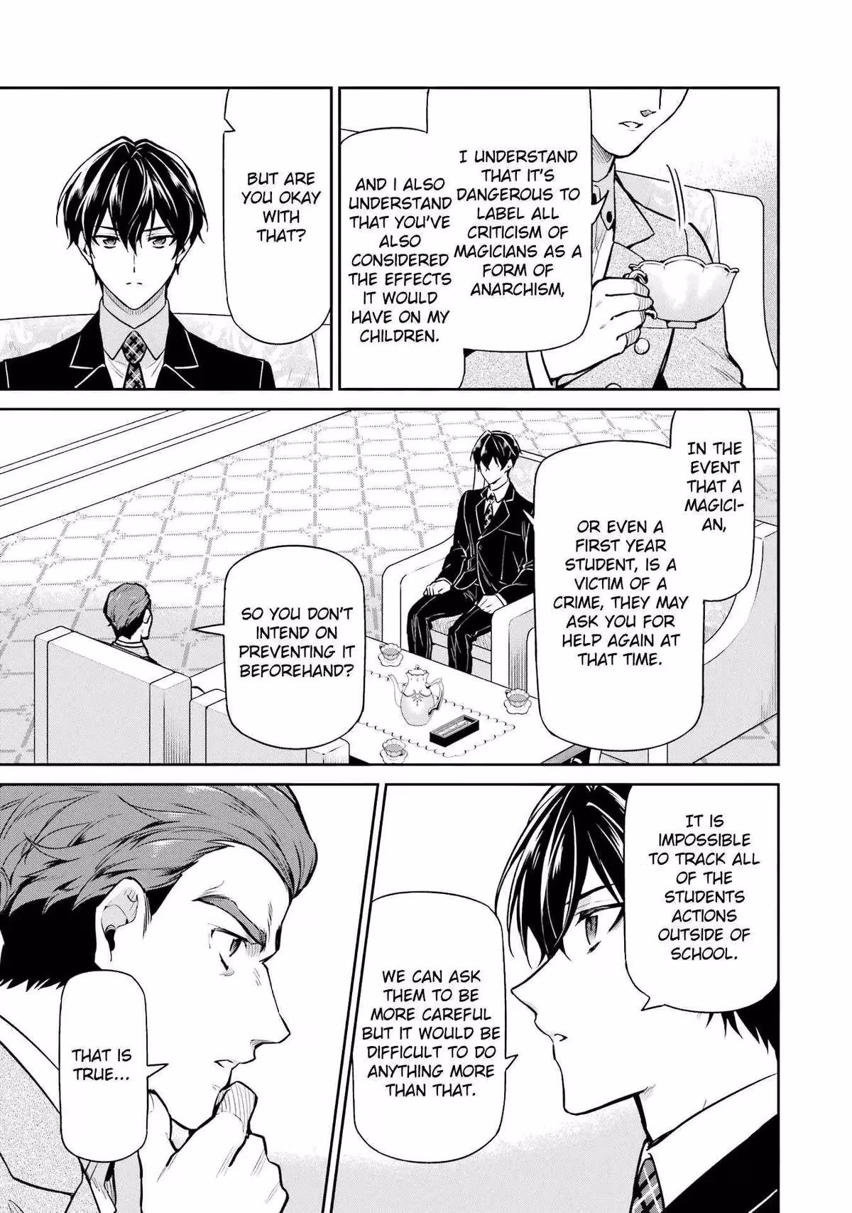 Read The Irregular at Magic High School: Master Clans Summit chapter 23 image 6 on Lezhin