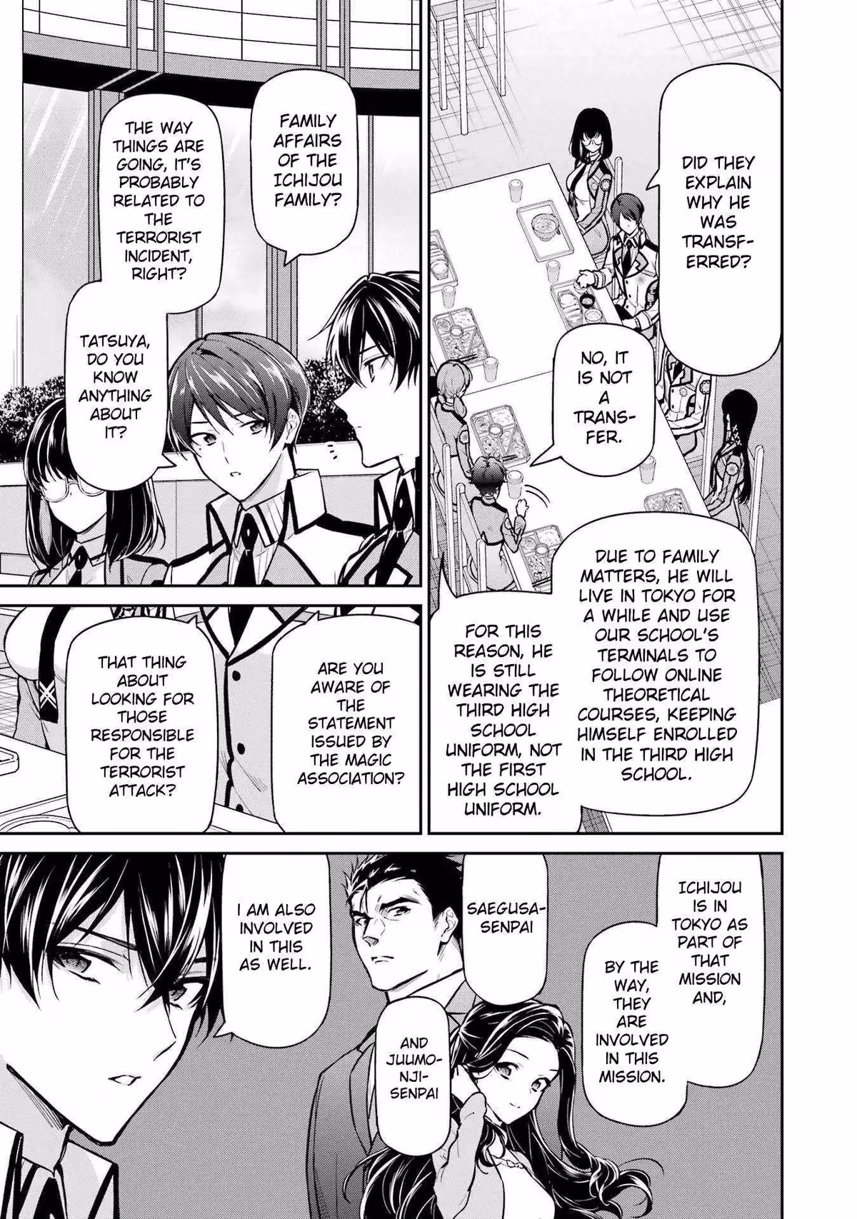 Read The Irregular at Magic High School: Master Clans Summit chapter 24 image 12 on Lezhin