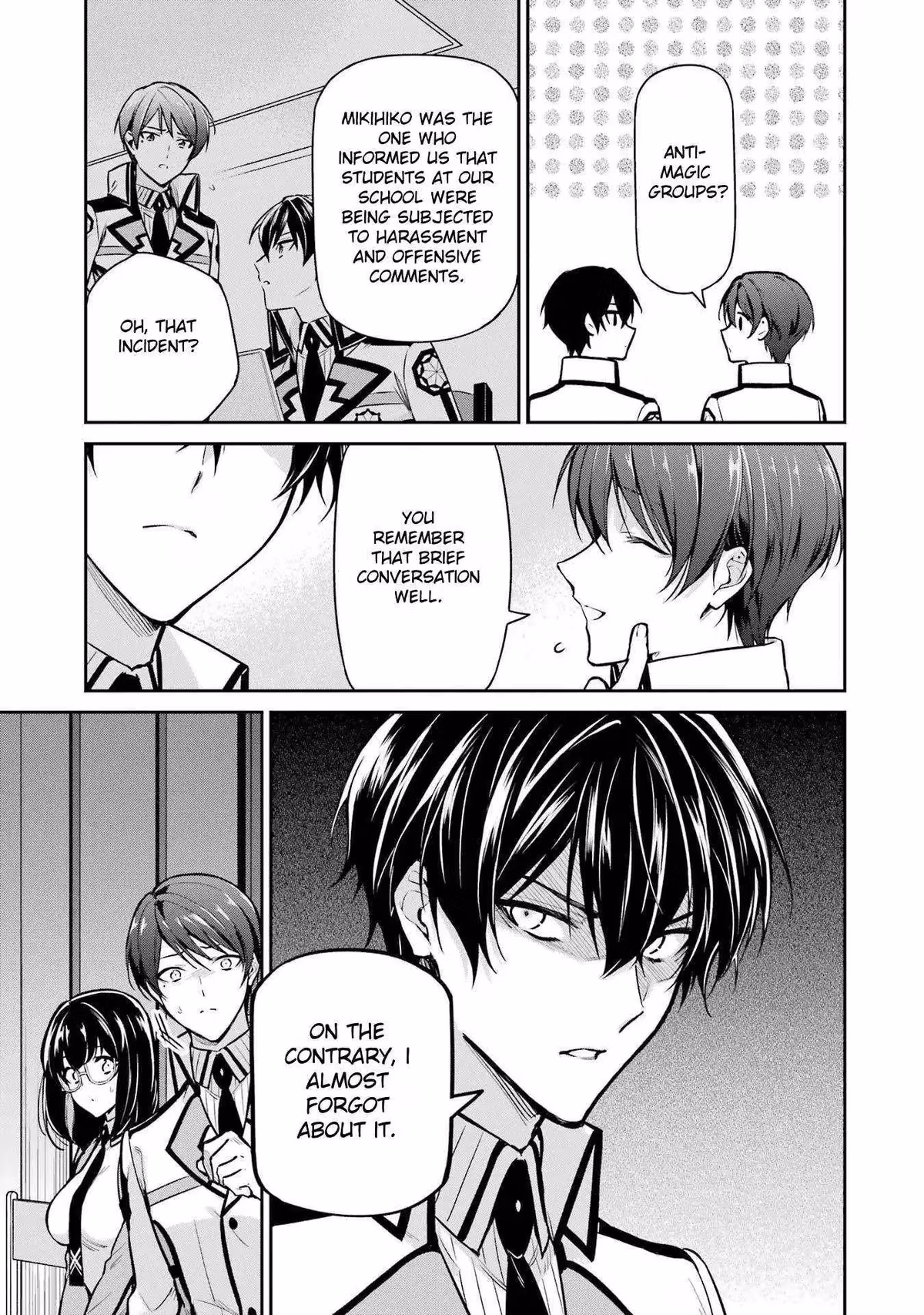 Read The Irregular at Magic High School: Master Clans Summit chapter 24 image 14 on Lezhin