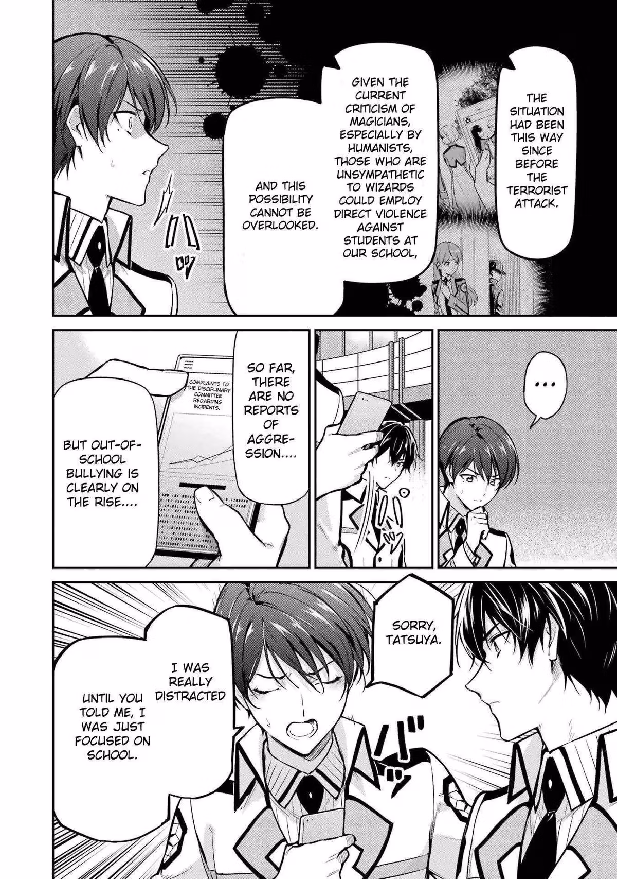 Read The Irregular at Magic High School: Master Clans Summit chapter 24 image 15 on Lezhin