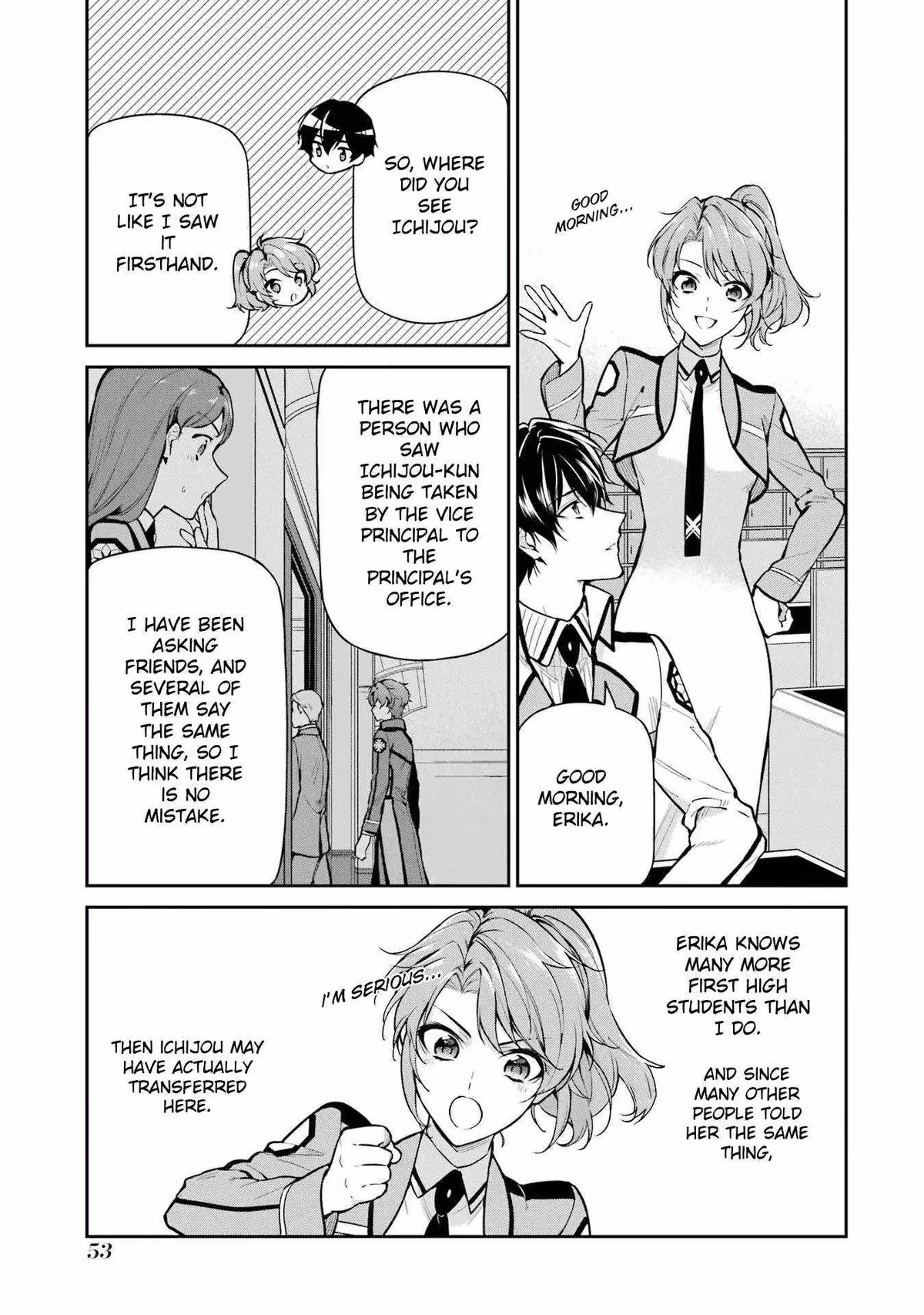 Read The Irregular at Magic High School: Master Clans Summit chapter 24 image 2 on Lezhin